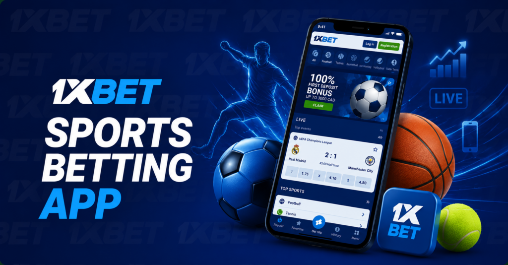 1xBet اسپورٹس بیٹنگ ایپ